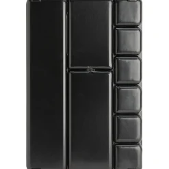Sparco Plastic 9-Compartment Storage Organizer, 1 4/16" x 14" x 9 6/16", Black