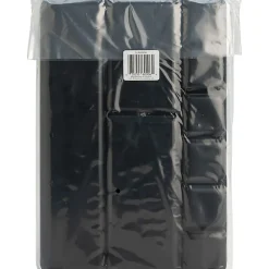 Sparco Plastic 9-Compartment Storage Organizer, 1 4/16" x 14" x 9 6/16", Black