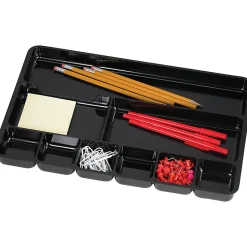 Sparco Plastic 9-Compartment Storage Organizer, 1 4/16