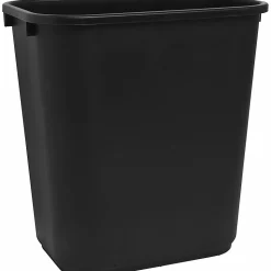 Sparco Rectangular Wastebasket, 7 Gallons, 15