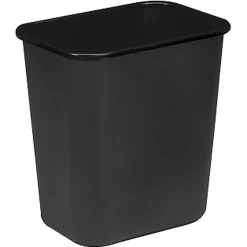 Sparco Rectangular Wastebasket, 7 Gallons, 15