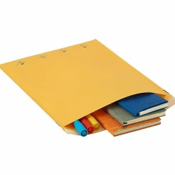 Sparco Size 6 Bubble Cushioned Mailers - Bubble - #6 - 12 1/2" Width x 19" Length - Self-sealing - Kraft - Kraft - 50 / Carton