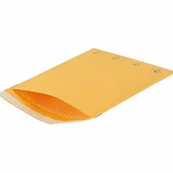 Sparco Size 5 Bubble Cushioned Mailers - Bubble - #5 - 10 1/2" Width x 16" Length - Self-sealing - Kraft - Kraft - 100 / Carton