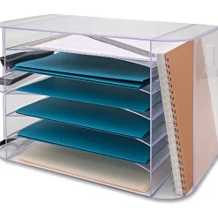 Sparco 6-tray Jumbo Desk Sorter, 3 Pocket(s), 12.3