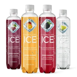 Sparkling Ice Fruit Frenzy Sparkling Water Variety Pack, 17 Oz, Pack Of 24 Bottles