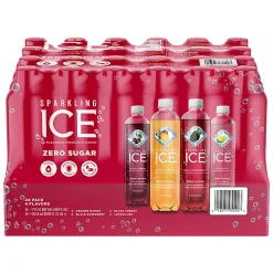 Sparkling Ice Fruit Frenzy Sparkling Water Variety Pack, 17 Oz, Pack Of 24 Bottles