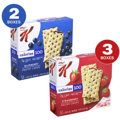 Special K Pastry Crisps Variety Pack, Fruit, 30 Crisps Per Box, Case Of 2 Boxes