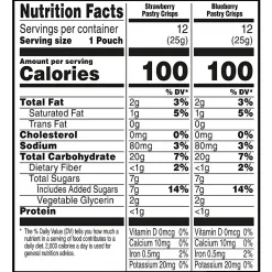Special K Pastry Crisps Variety Pack, Fruit, 30 Crisps Per Box, Case Of 2 Boxes