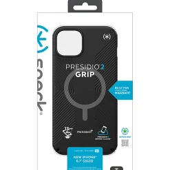 Speck Presidio® 2 Grip MagSafe® Case For iPhone® 14 Plus, Black, 150117-D143