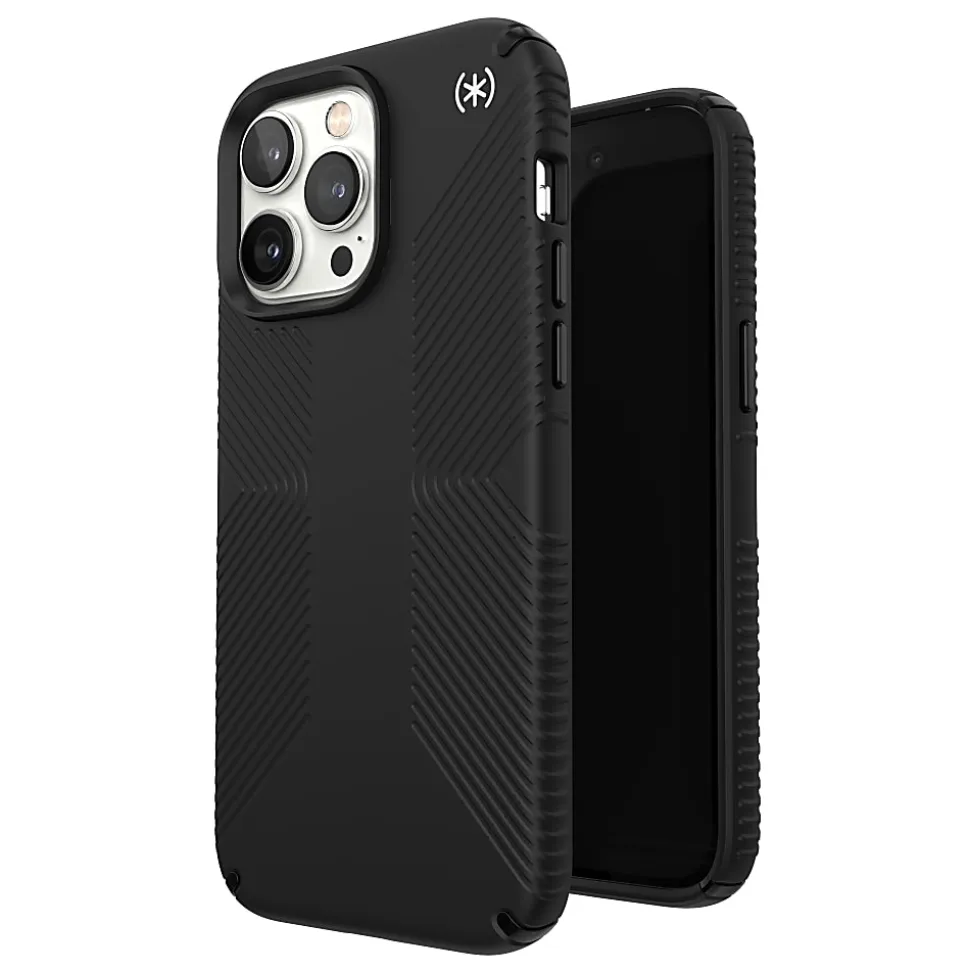Speck Presidio® 2 Grip MagSafe® Case For iPhone® 14 Pro Max, Black, 150088-D143
