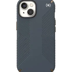 Speck Presidio2 Grip MagSafe iPhone® 14 Case, Charcoal, 150059-3068