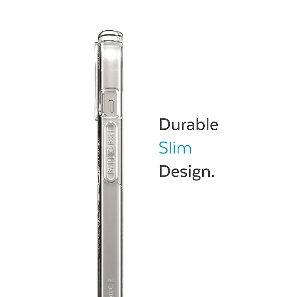 Speck Presidio® Perfect-Clear MagSafe® Case For iPhone® 14 Plus, Clear, 150119-3080