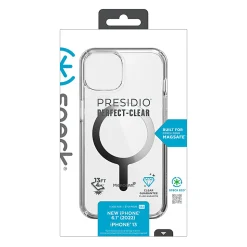 Speck Presidio® Perfect-Clear MagSafe® Case For iPhone® 14, Clear, 150061-3080