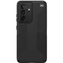 Speck Products Presidio 2 Grip Galaxy S21 Ultra Case, Black