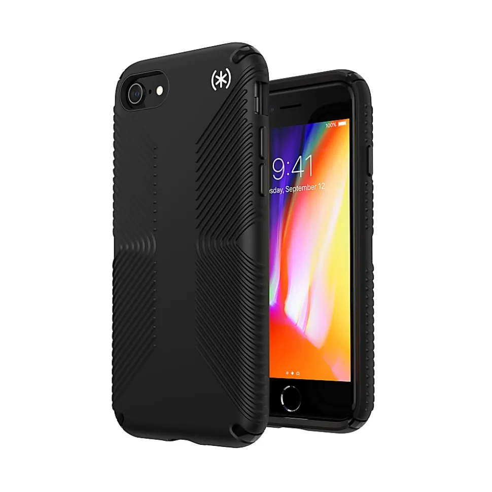 Speck Products Presidio 2 Grip iPhone/iPhone SE/iPhone 8 Case, Black
