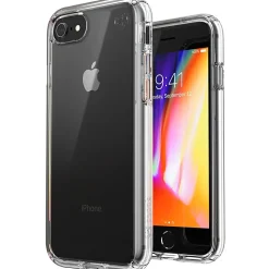 Speck Products Presidio Perfect-Clear Case For iPhone® SE (2020) And iPhone 8, Clear, 136212-5085