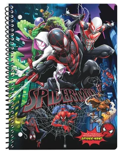 Spiderman Single Subject Wide Ruled Notebook, 70 Sheets
