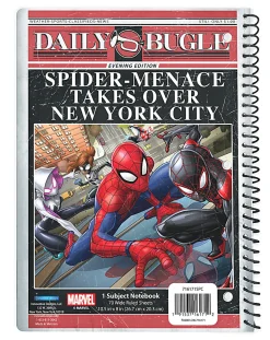 Spiderman Single Subject Wide Ruled Notebook, 70 Sheets