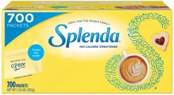Splenda No-Calorie Sweetener Packets, Box Of 700 Packets