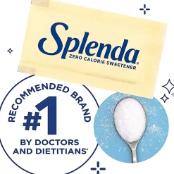 Splenda Single-serve Sweetener Packets - Packet - 0.035 oz (1 g) - Artificial Sweetener - 6/Carton - 400 Per Box