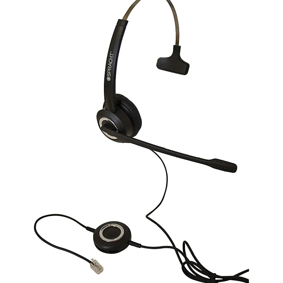 Spracht ZUMRJ9M Headset - Mono - RJ-9 - Wired - Over-the-head - Monaural