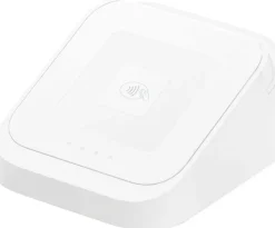 Square Dock Station For Square Contactless And Chip Reader, 2 1/2"H x 4 1/2"W x 4 1/2"D, White, 8132358
