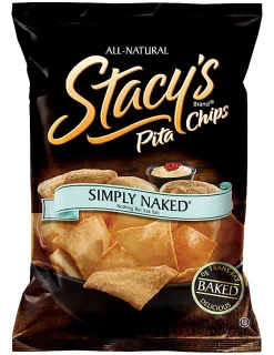 Stacy's Pita Chips, Naked, 1.5 Oz, Pack Of 24