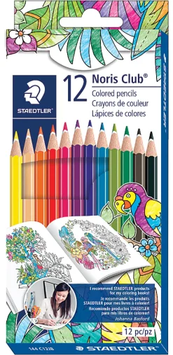 Staedtler® Johanna Basford Color Pencils, Assorted Colors, Pack Of 12