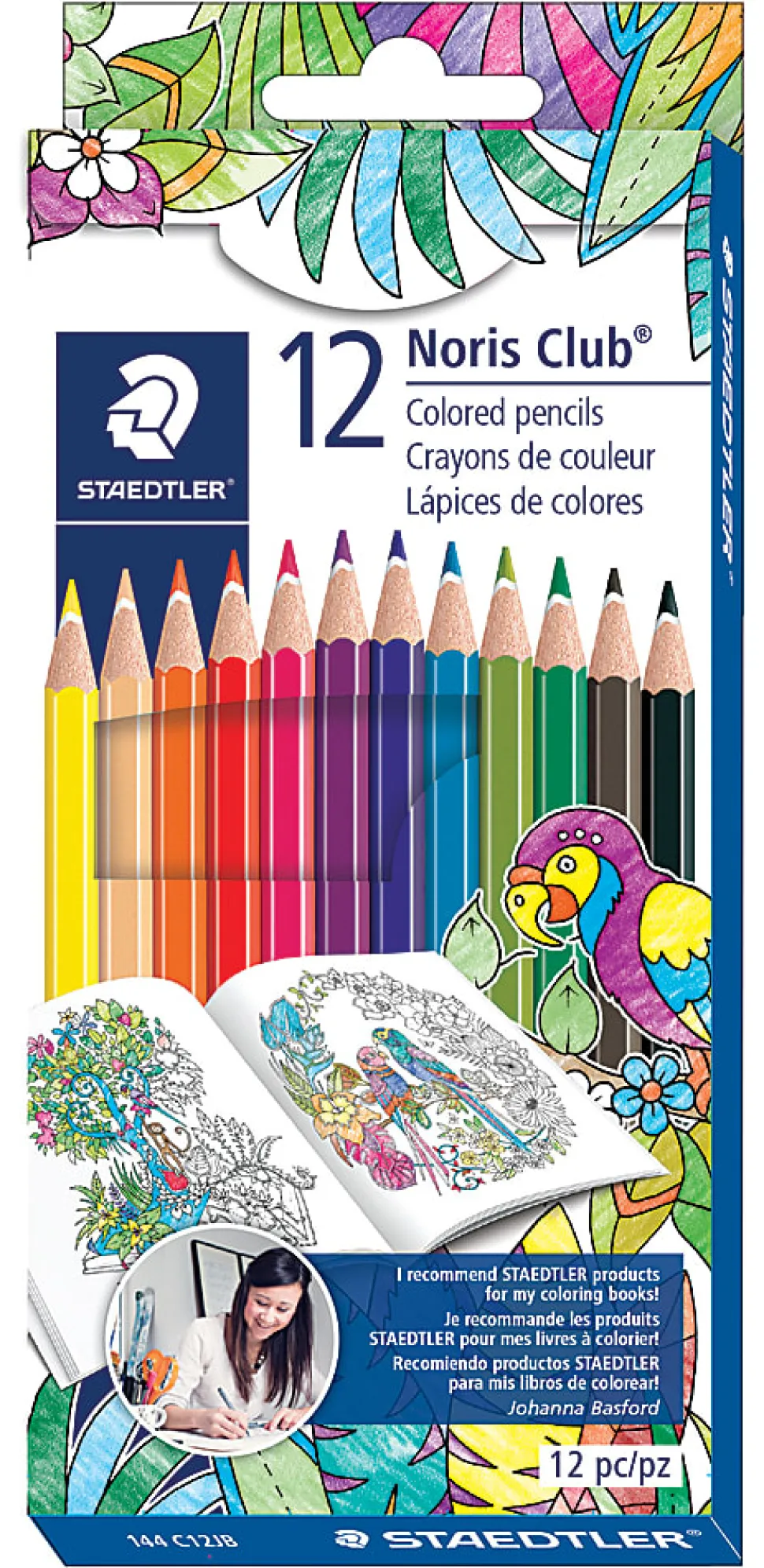 Staedtler® Johanna Basford Color Pencils, Assorted Colors, Pack Of 12