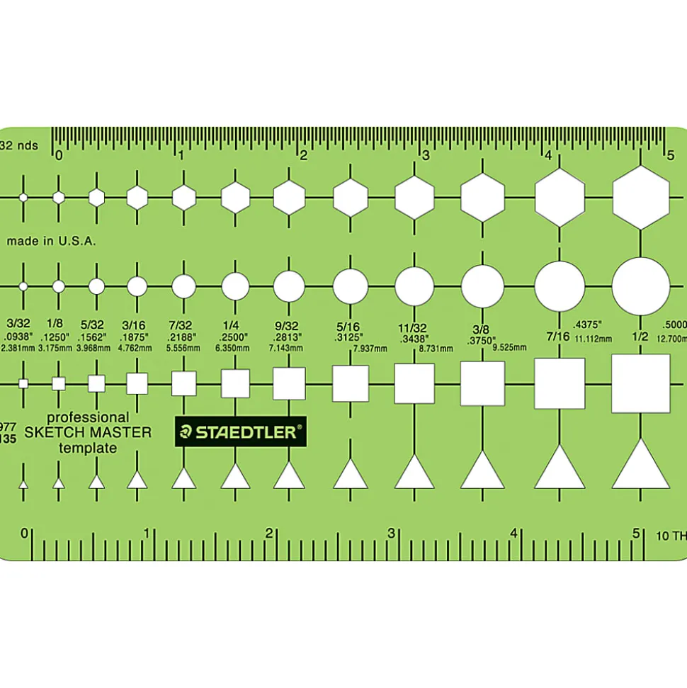 Staedtler® Mars® Template, Sketch Master