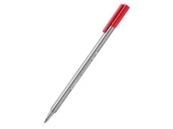 Staedtler® Triplus Fineliner Porous Point Pens, Fine Point, 0.3 mm, Gray Barrel, Assorted Ink Colors, Pack Of 10