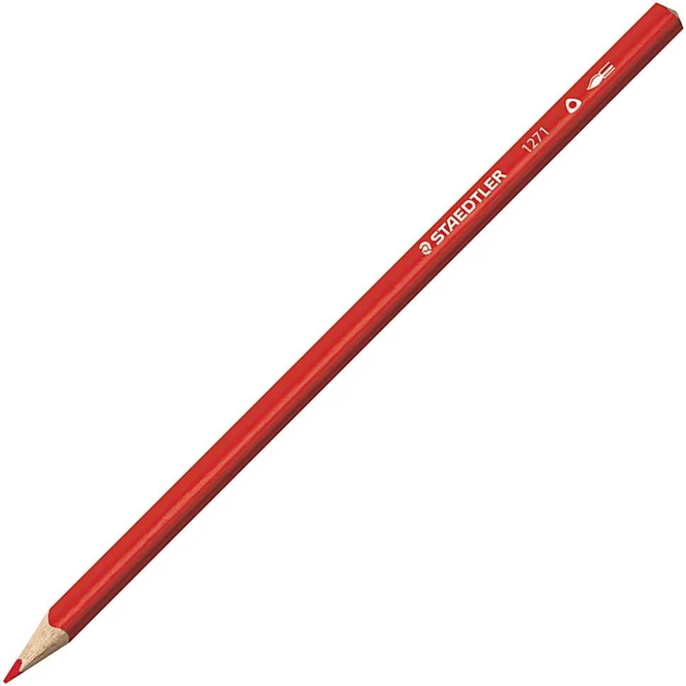 Staedtler® Watercolor Pencils, 5 mm Point, Assorted Colors, Box Of 12 Pencils