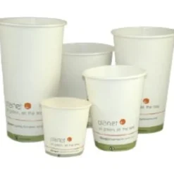StalkMarket Planet+ Compostable Hot Cups, 12 Oz, White, Pack Of 1,000 Cups