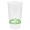 StalkMarket Planet+ Compostable Cold Cups, 24 Oz, Clear, Pack Of 1,000 Cups