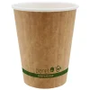 StalkMarket Planet+ Compostable Hot Cups, Double Wall, 12 Oz, Brown, Pack Of 1,000 Cups