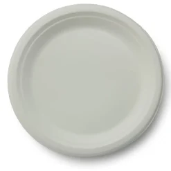 StalkMarket Round Plates, 9", White, Pack Of 500 Plates