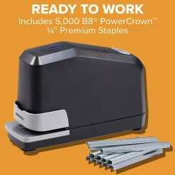 Stanley Bostitch Bostitch B8 Impulse 45 Electric Stapler, Black