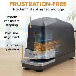 Stanley Bostitch Bostitch B8 Impulse 45 Electric Stapler, Black