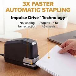 Stanley Bostitch Bostitch B8 Impulse 45 Electric Stapler, Black