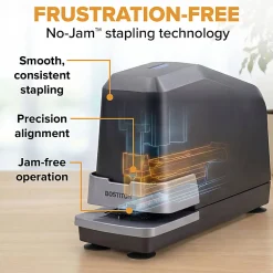 Stanley Bostitch Bostitch B8 Impulse 45 Electric Stapler, Black