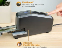 Stanley Bostitch Bostitch Impulse 30 Sheet Electric Stapler, Black
