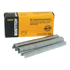 Stanley Bostitch® B8 PowerCrown™ Premium Staples, 1/4