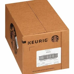Starbucks K-Cup Sumatra Blend Coffee, Dark Roast, 24 Pods Per Case, Carton Of 4 Cases