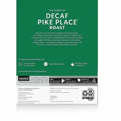 Starbucks® Pike Place Single-Serve Coffee K-Cup®, Decaffeinated, Carton Of 24