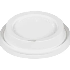 Starbucks Plastic Hot Cup Lids, White, Carton Of 1,020 Lids