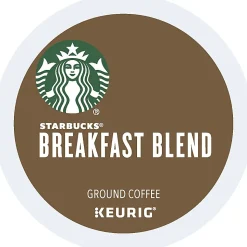 Starbucks® Single-Serve Coffee K-Cup®, Breakfast Blend, Carton Of 24