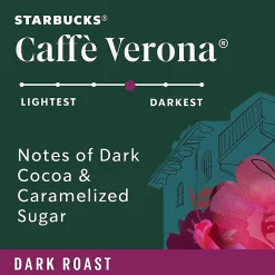 Starbucks® Single-Serve Coffee K-Cup®, Caffè Verona, Carton Of 24