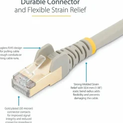 StarTech CAT6a Ethernet Cable, 10'