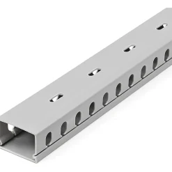 StarTech.com Cable Management Raceway w/Parallel Slots 78in - Network Cable Hider Kit - Slotted Wire Duct System - CBMWD3825