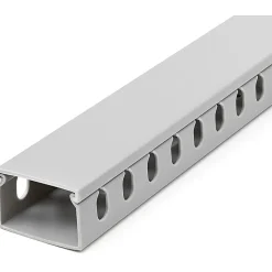 StarTech.com Cable Management Raceway w/Parallel Slots 78in - Network Cable Hider Kit - Slotted Wire Duct System - CBMWD3825